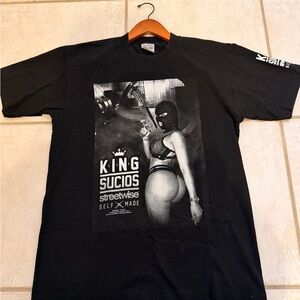 Black King Sucios Graphic Tee